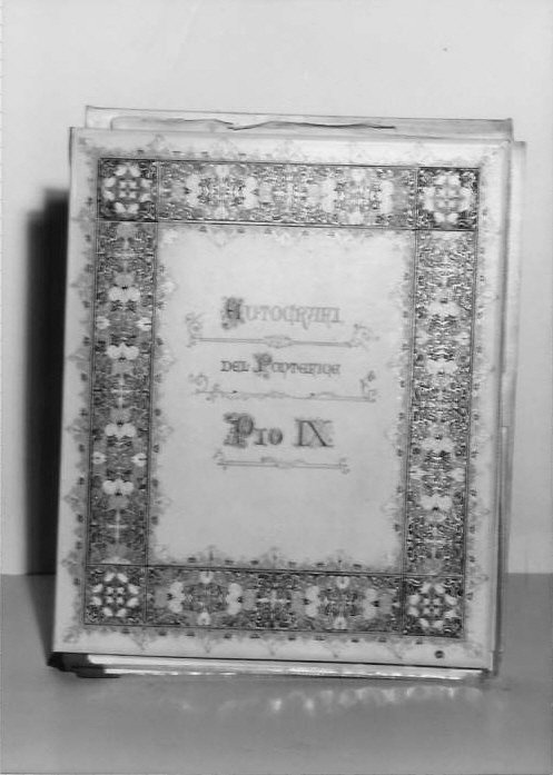 coperta di libro - bottega italiana (sec. XIX)