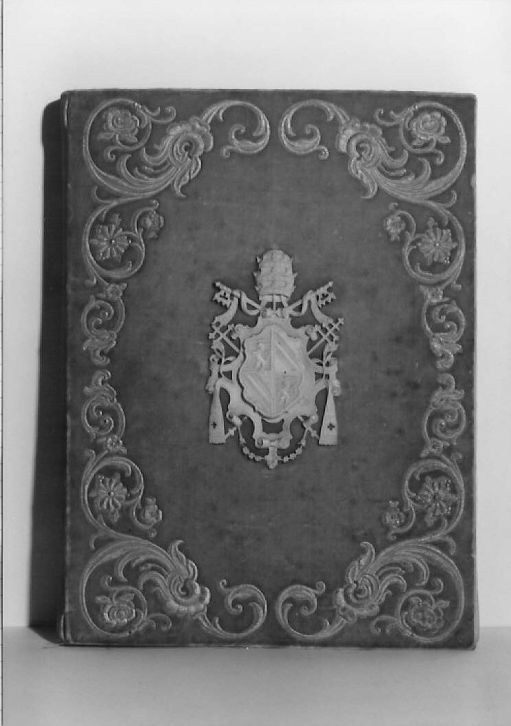 coperta di libro - bottega italiana (sec. XIX)