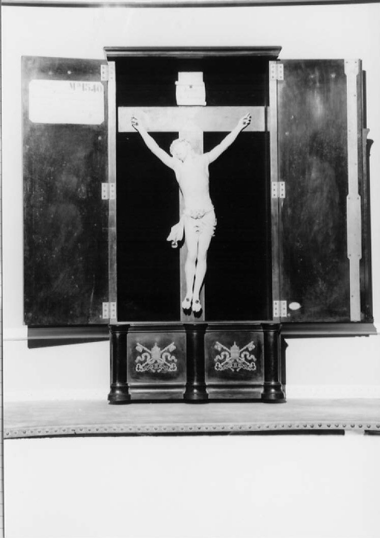 Cristo crocifisso (scultura) - bottega italiana (sec. XVIII, sec. XIX)