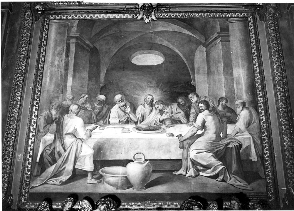 ultima cena (dipinto) di Bastiani Giuseppe (primo quarto sec. XVII)