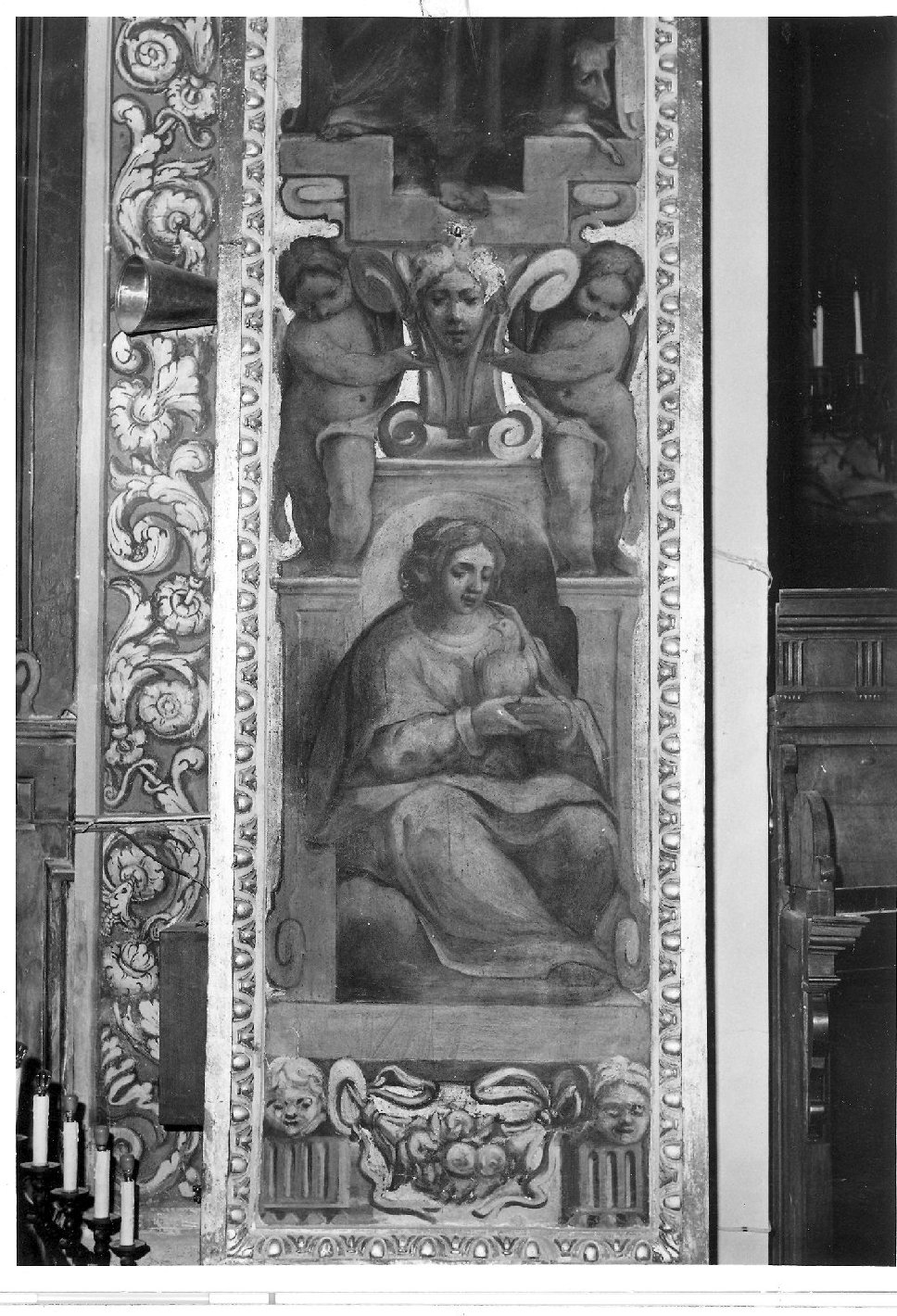 figura femminile (dipinto) - ambito romano (prima metà sec. XVII)