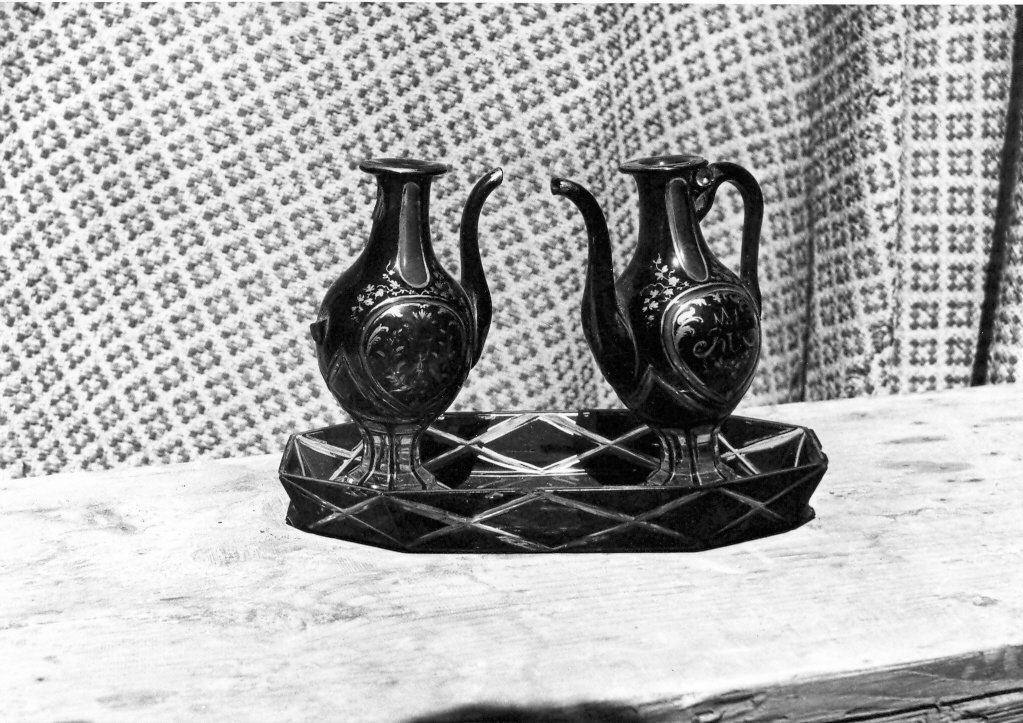 servizio di ampolline - bottega marchigiana (fine sec. XIX)