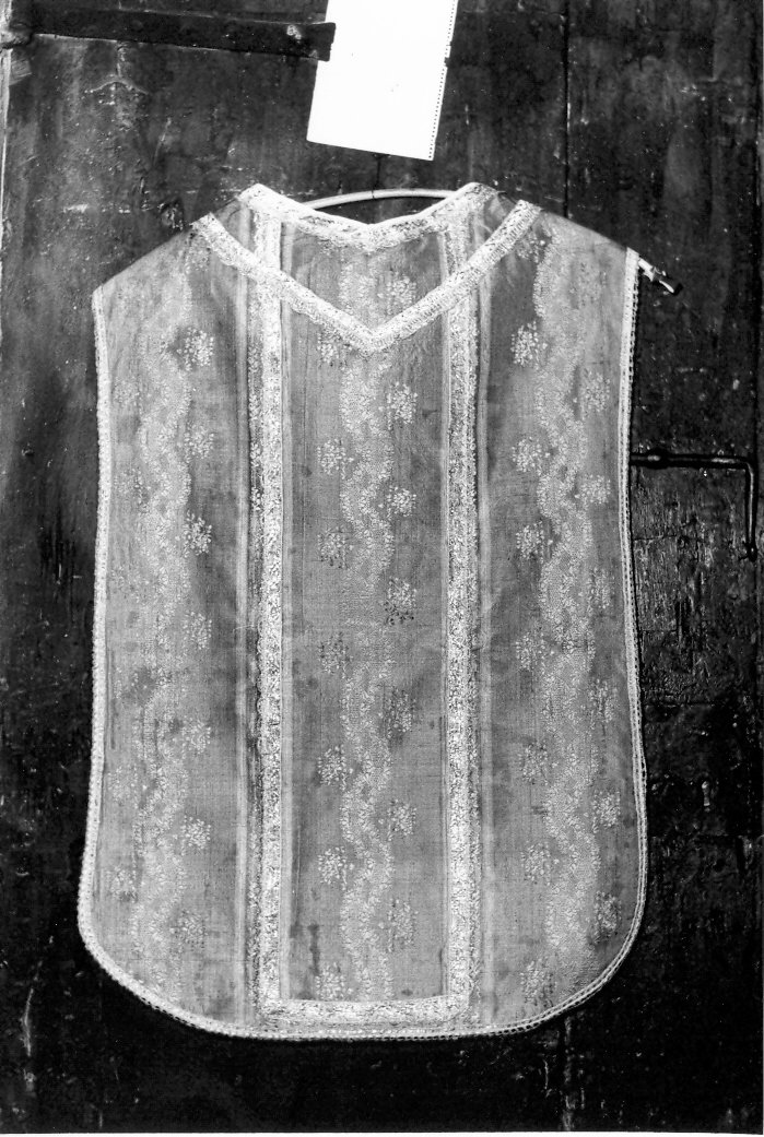 pianeta - manifattura marchigiana (seconda metà sec. XVIII)