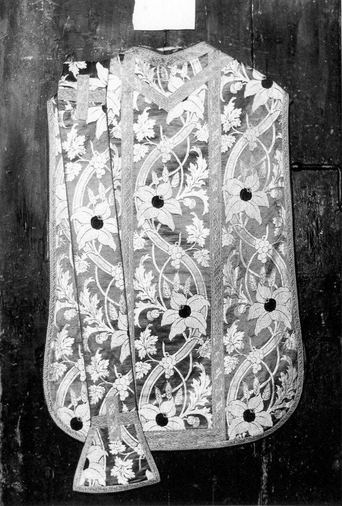 pianeta - manifattura marchigiana (seconda metà sec. XVIII)