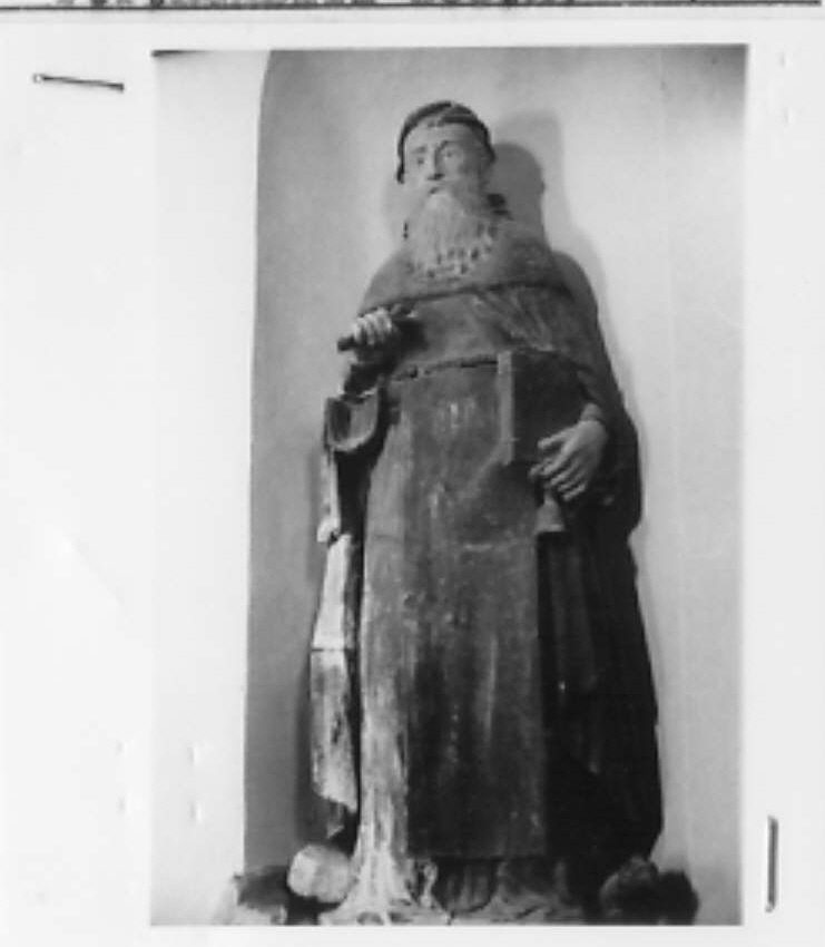 Sant'Antonio Abate (statua) di Agabiti Pietro Paolo (attribuito) (sec. XV)