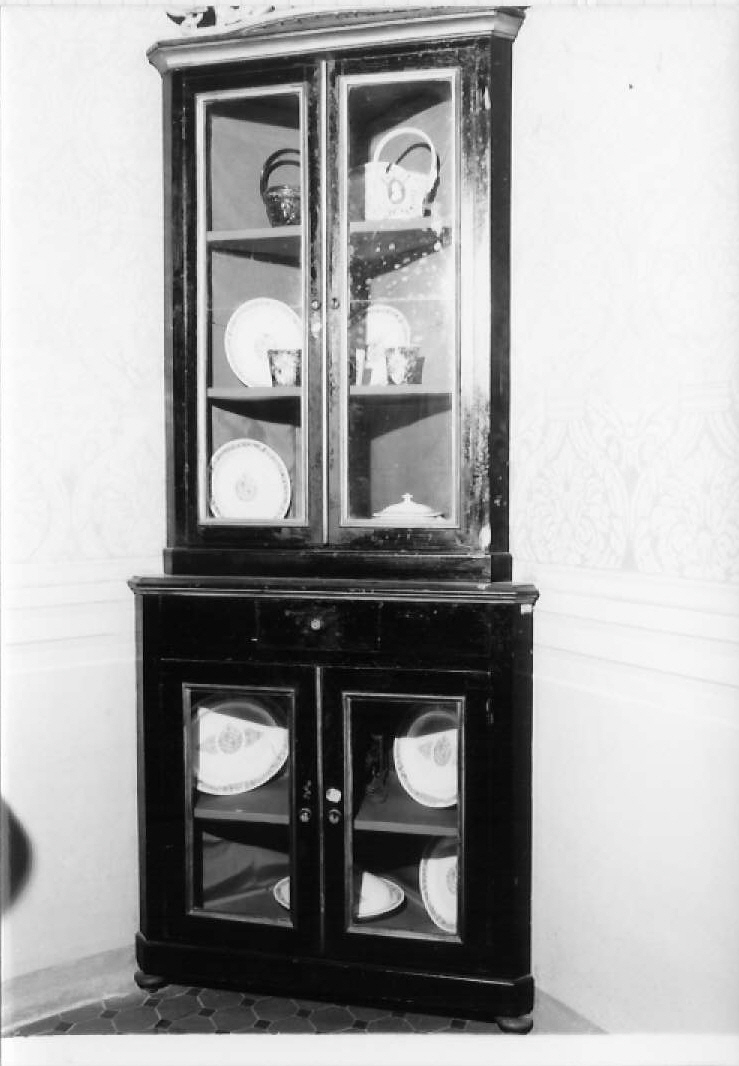 angoliera - a due corpi, coppia - bottega marchigiana (sec. XIX)