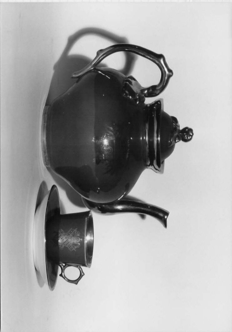 servizio da thè, insieme - manifattura di Limoges (sec. XIX)