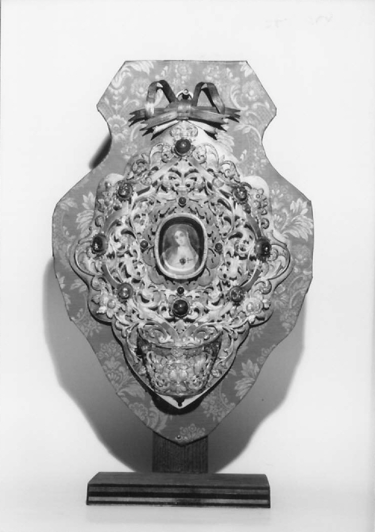 acquasantiera - bottega italiana (sec. XIX)