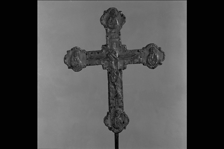 croce processionale - bottega marchigiana (metà sec. XIV)