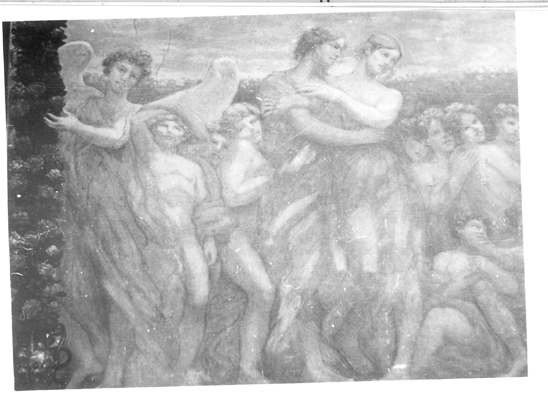 anime del purgatorio (dipinto) - ambito romano (sec. XX)