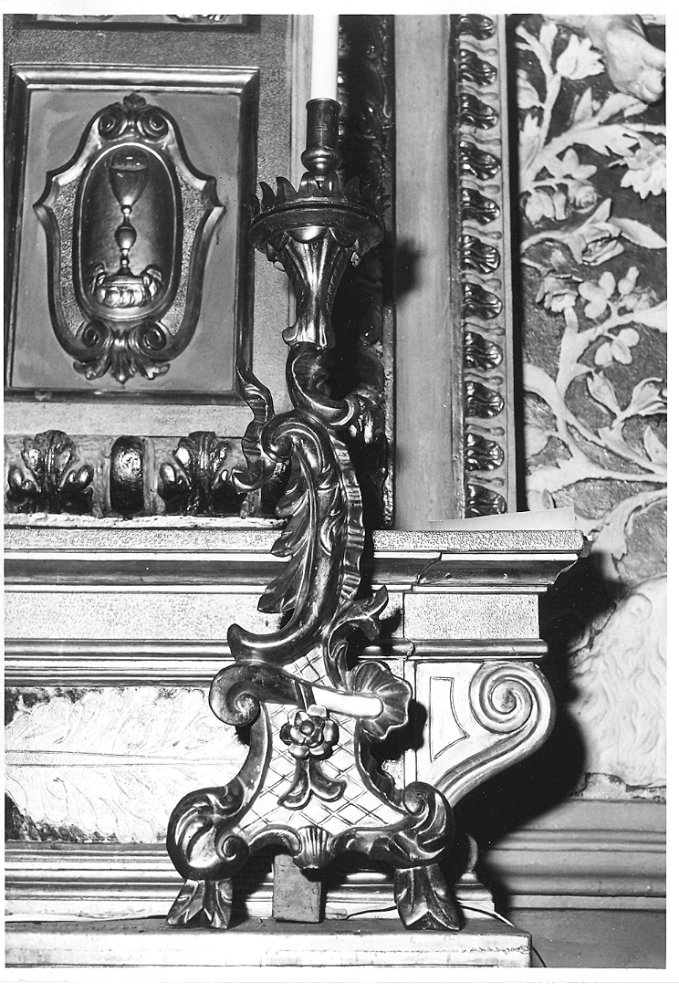 candeliere, serie - bottega marchigiana (sec. XVIII)