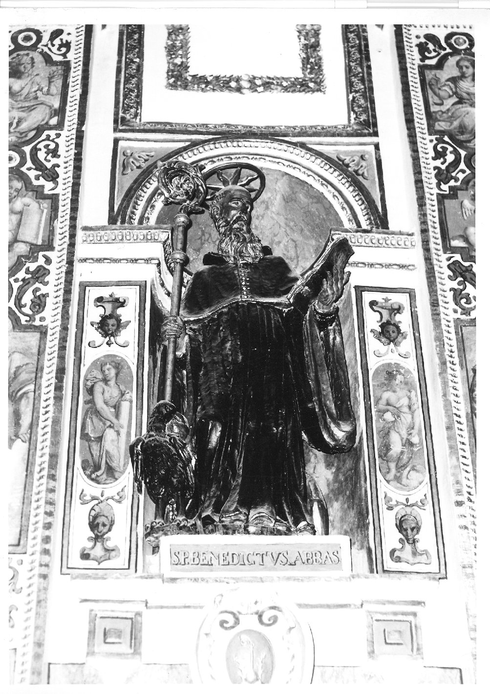 San Benedetto (statua) - bottega marchigiana (sec. XVII)