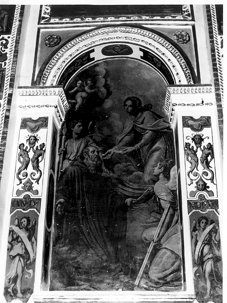 comunione di San Benedetto (dipinto) - ambito marchigiano (sec. XVII)