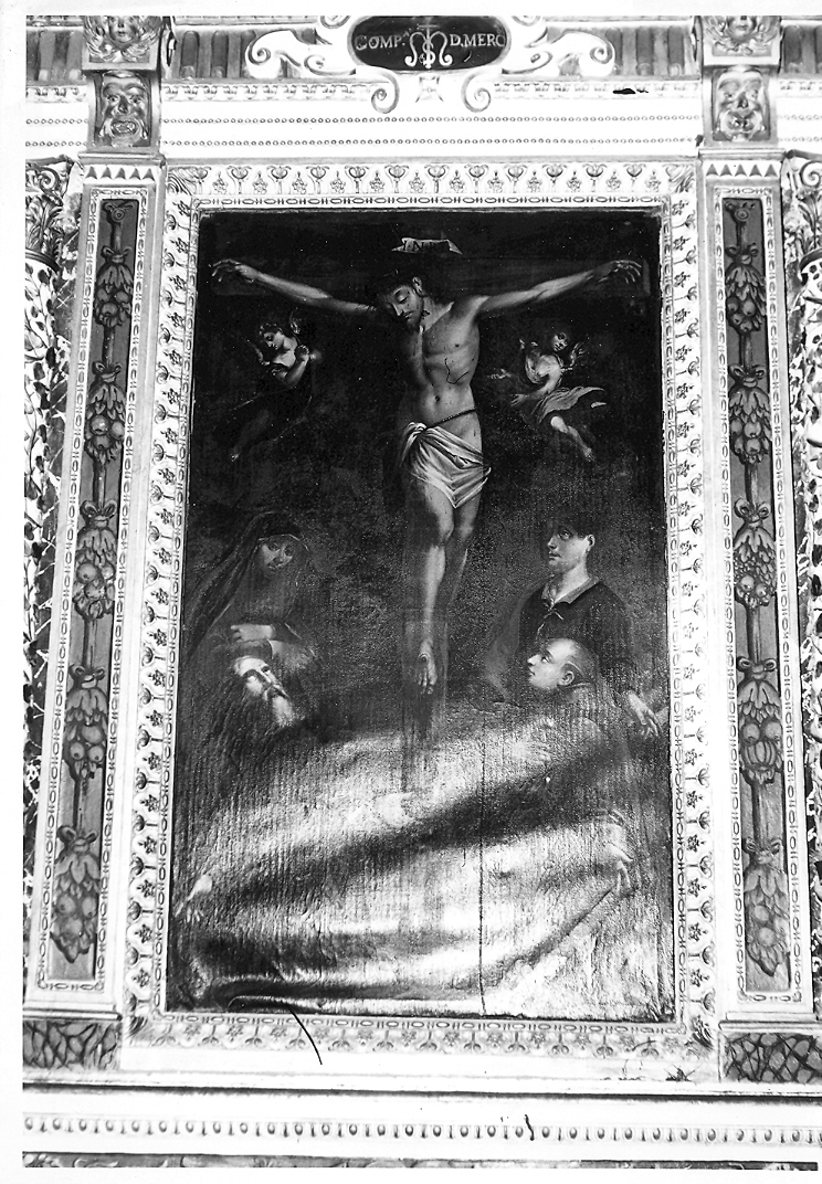 Cristo crocifisso (dipinto) di Domiziani Domiziano (attribuito) (fine sec. XVI)