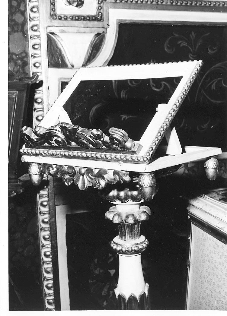 leggio, serie - bottega marchigiana (seconda metà sec. XVIII)