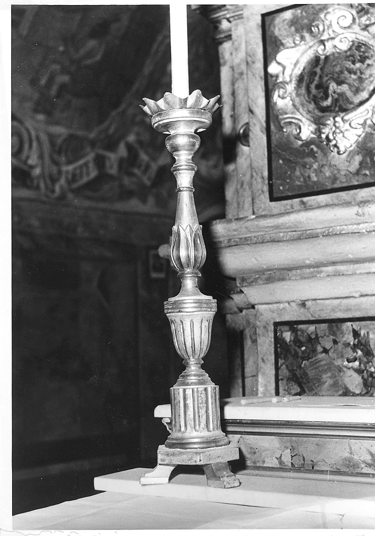 candeliere - bottega marchigiana (sec. XIX)