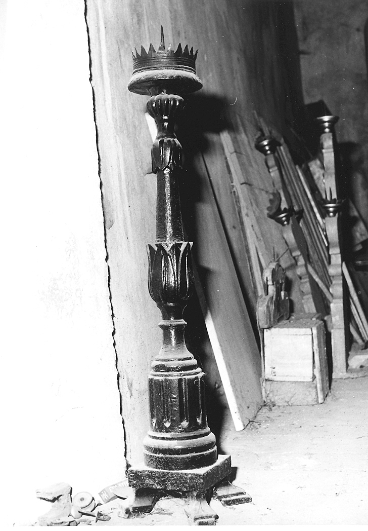 candeliere - bottega marchigiana (sec. XIX)