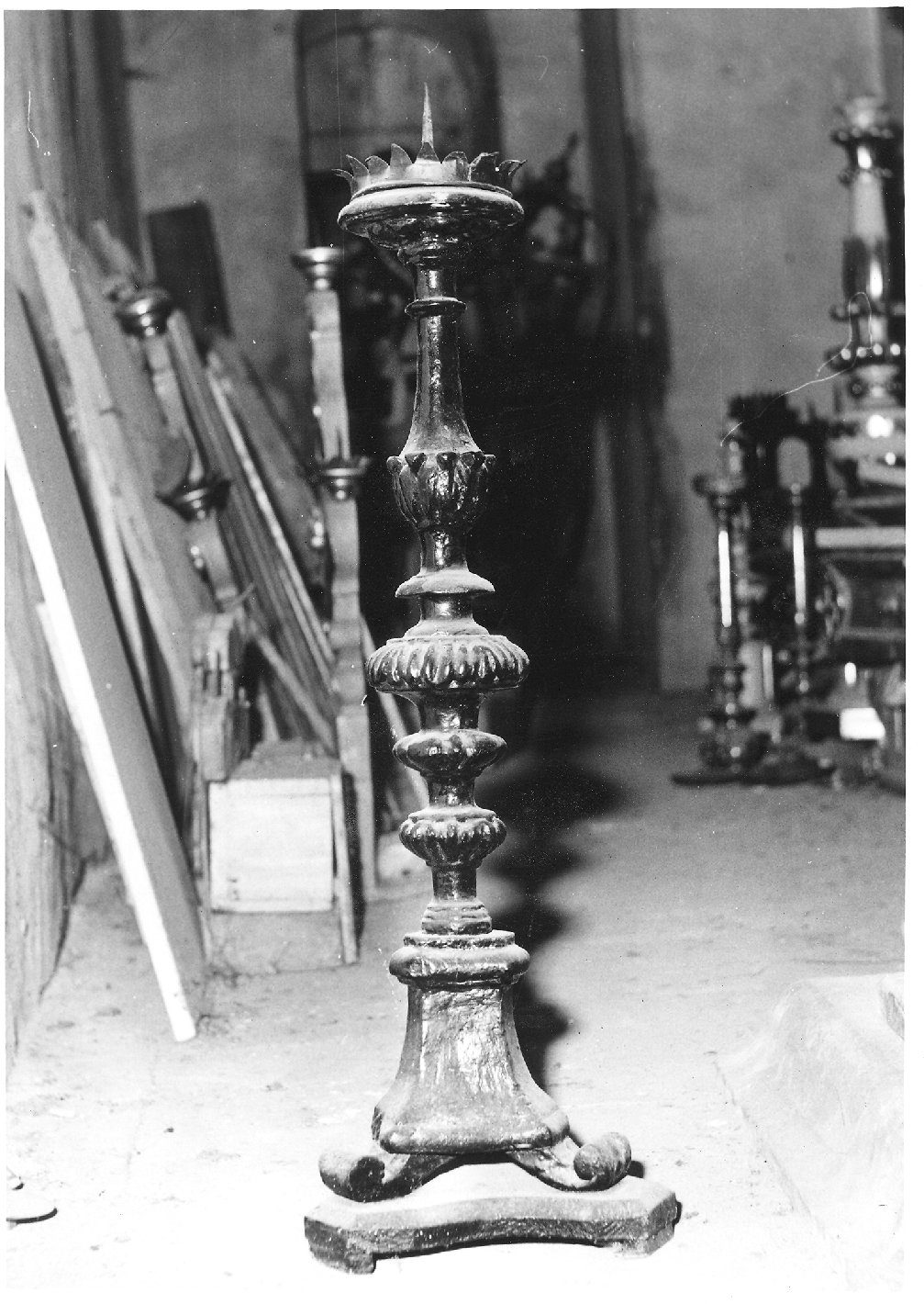 candeliere, serie - bottega marchigiana (sec. XVIII)