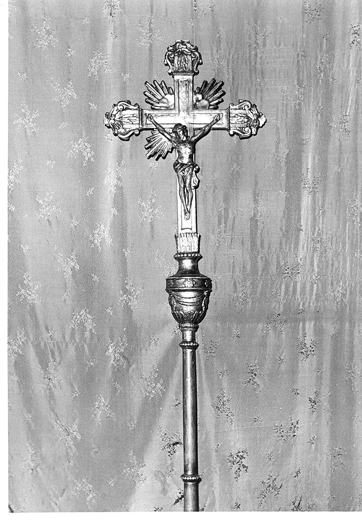 croce processionale - bottega marchigiana (prima metà sec. XVIII)