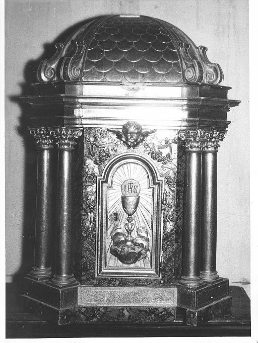 tabernacolo - bottega marchigiana (inizio sec. XVIII)