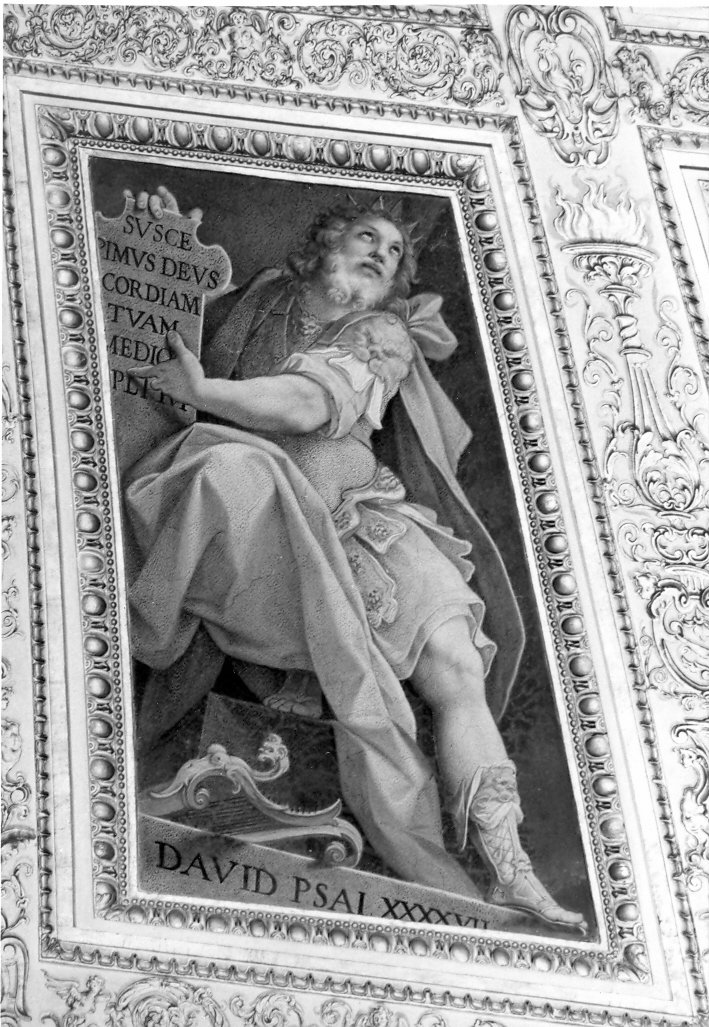 David come profeta (dipinto) di Roncalli Cristoforo detto Pomarancio (sec. XVII)