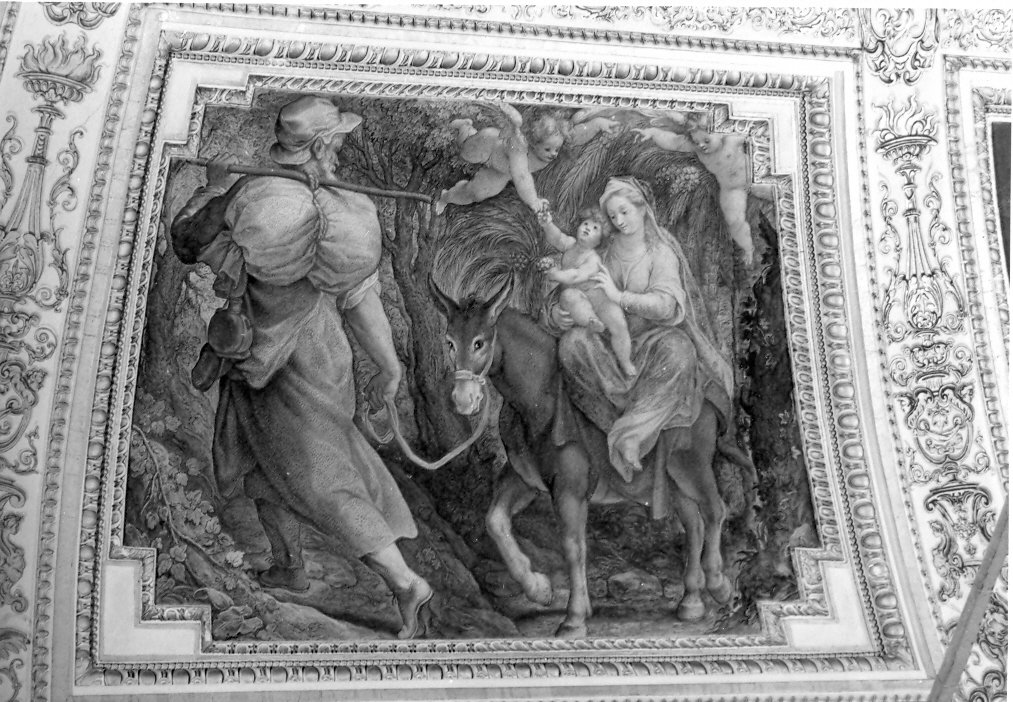 fuga in Egitto (dipinto) di Roncalli Cristoforo detto Pomarancio (sec. XVII)