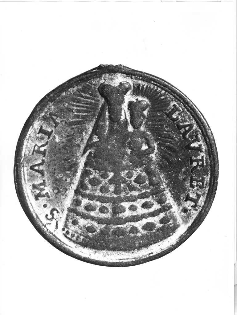 Madonna di Loreto (medaglia) - bottega marchigiana (sec. XVIII)