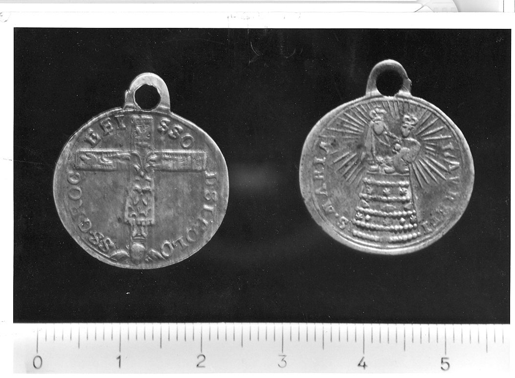 Madonna di Loreto (medaglia) - bottega marchigiana (sec. XIX)