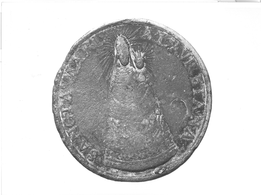 Madonna di Loreto (medaglia) - bottega marchigiana (sec. XVII)