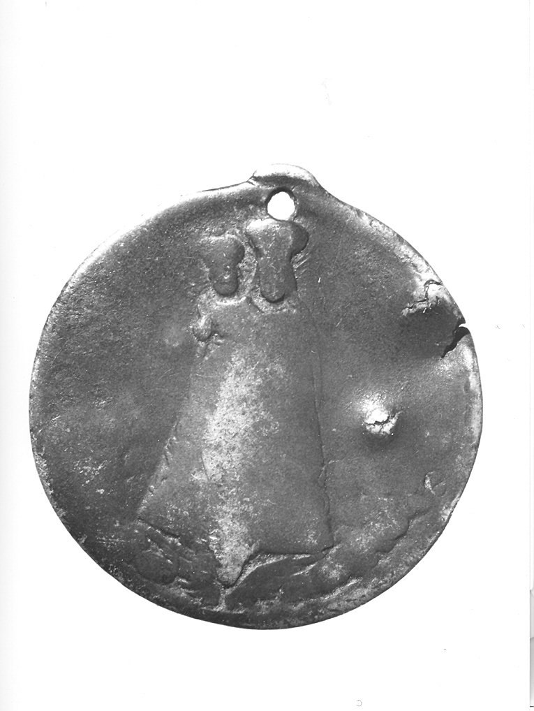 Madonna di Loreto (medaglia) - bottega marchigiana (sec. XVII)