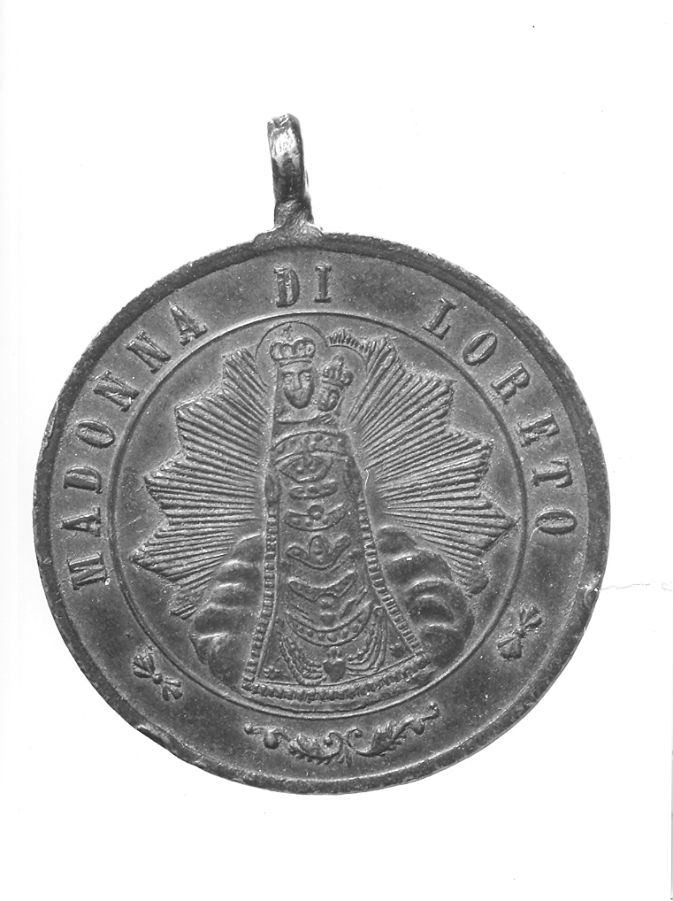 Madonna di Loreto (medaglia) - bottega marchigiana (sec. XIX)