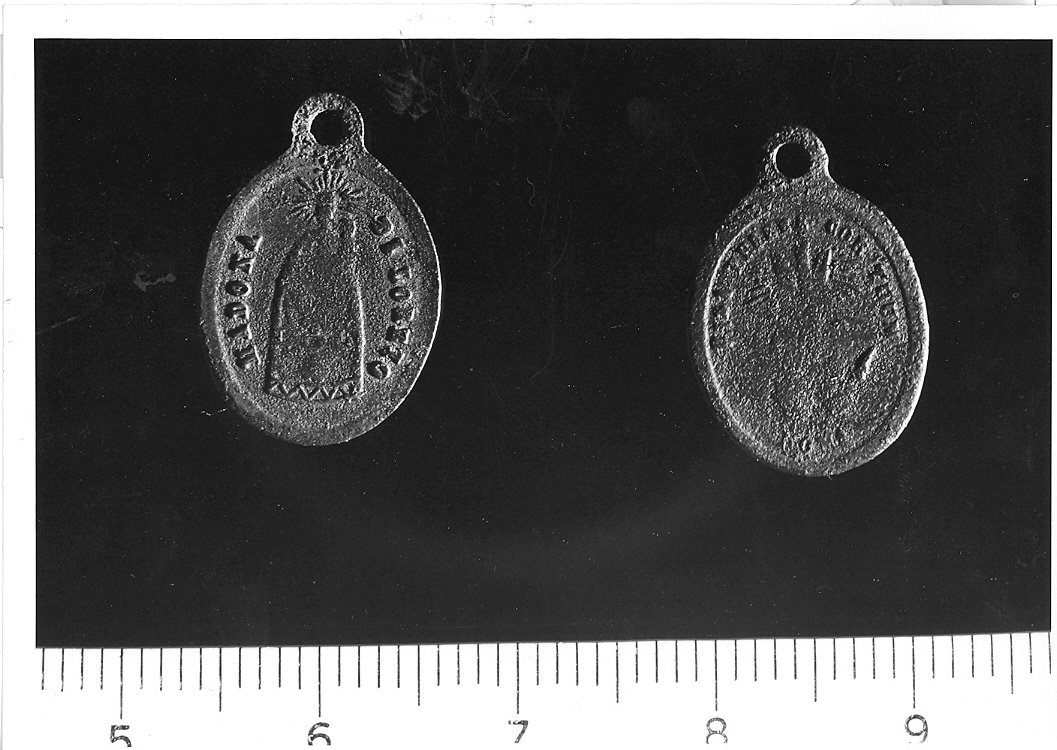 Madonna di Loreto (medaglia) - bottega marchigiana (sec. XIX)