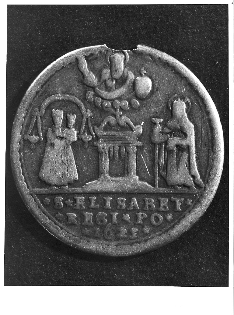 Madonna di Loreto e Sant'Elisabetta (medaglia) - bottega marchigiana (sec. XVII)