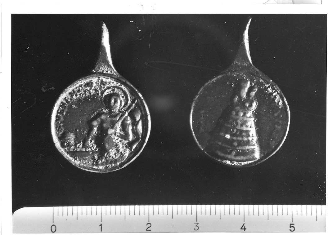 Madonna di Loreto (medaglia) - bottega marchigiana (sec. XVIII)