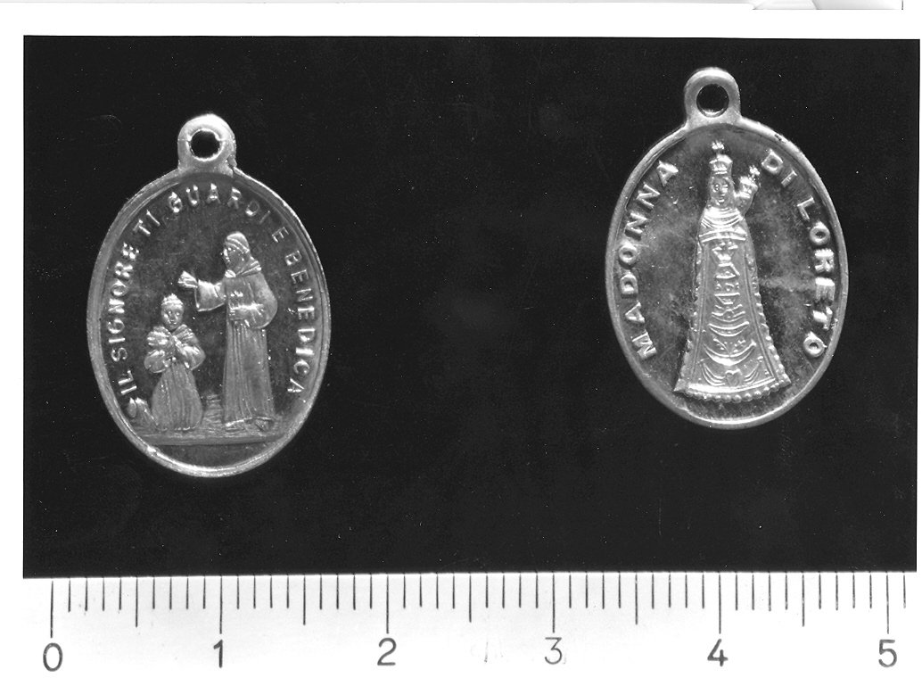 Madonna di Loreto (medaglia) - bottega marchigiana (sec. XX)