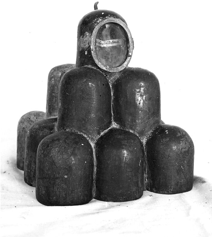 reliquiario a teca - a urna, serie - bottega marchigiana (sec. XVIII)