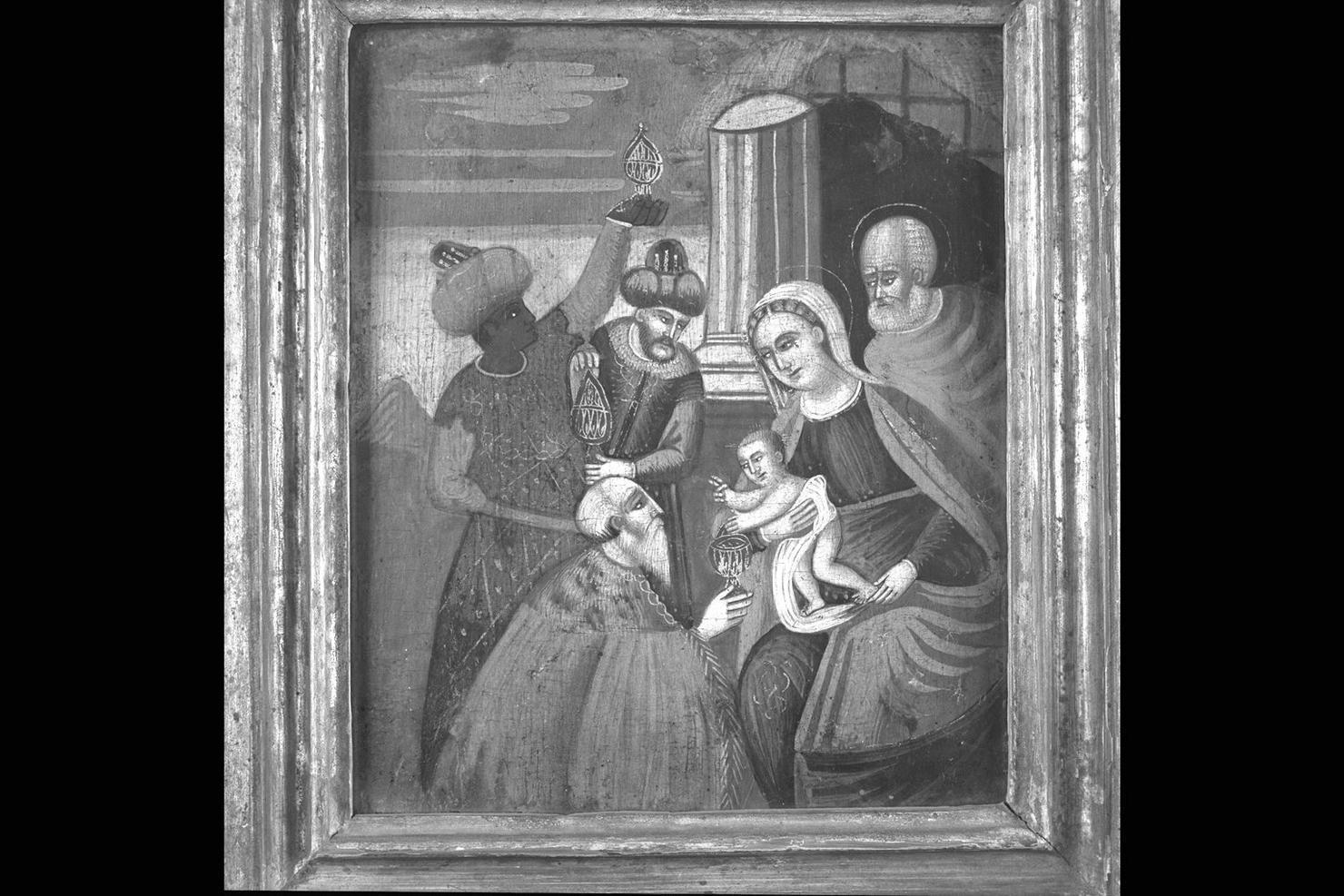 adorazione dei Re Magi (dipinto) - ambito marchigiano (sec. XVIII)