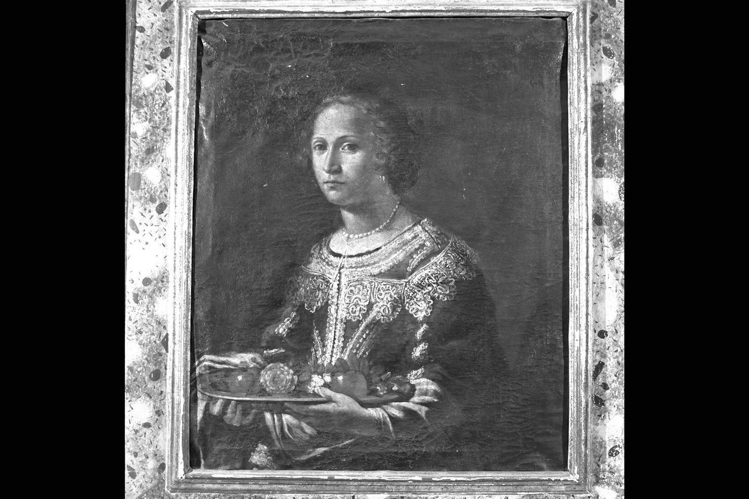 ritratto di Maria Olimpia Caro Aurispa (dipinto) - ambito italiano (fine/inizio secc. XVI/ XVII)