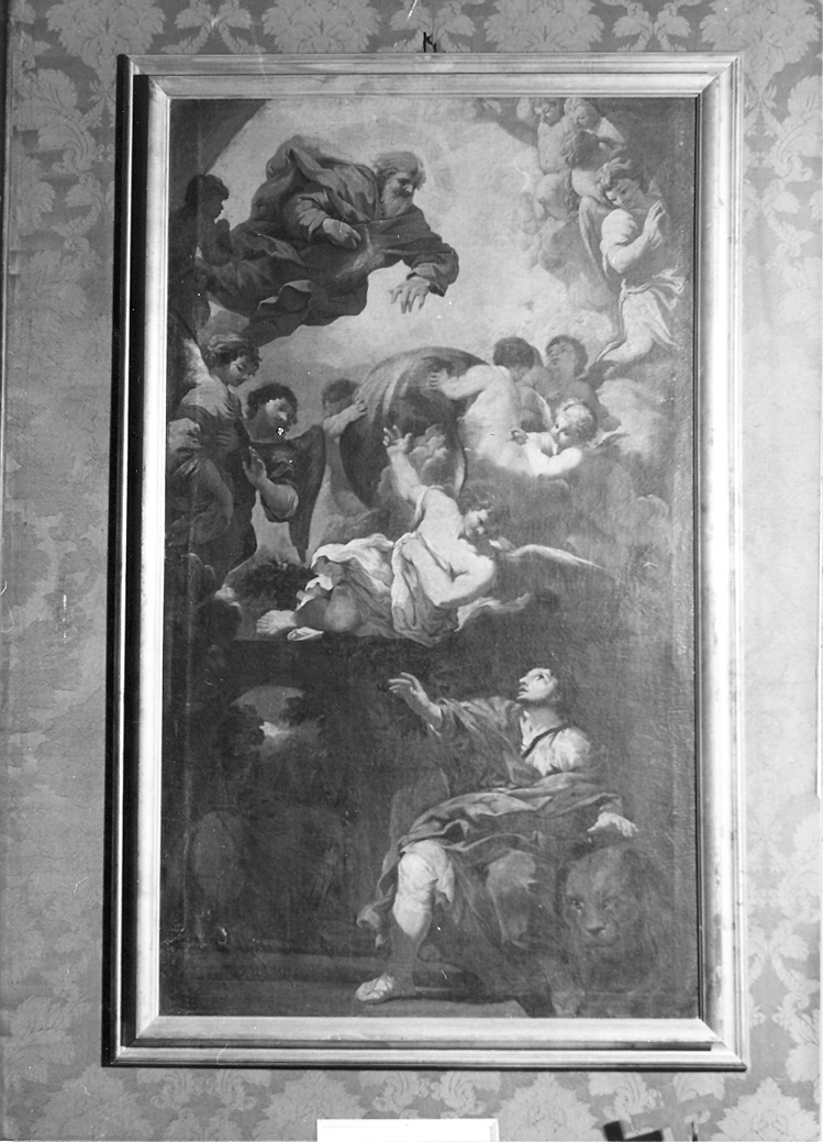 Daniele nella fossa dei leoni (dipinto) - ambito marchigiano (sec. XVII)