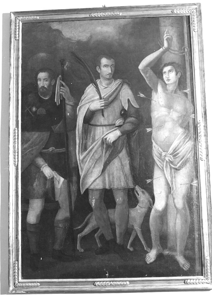 San Rocco e San Sebastiano (dipinto) - ambito marchigiano (sec. XVII)