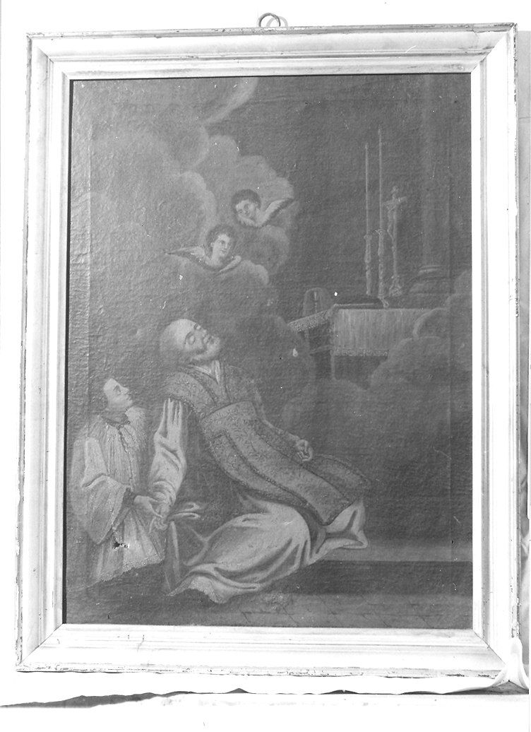 morte di Sant'Andrea Avellino (dipinto) - ambito marchigiano (sec. XVIII)