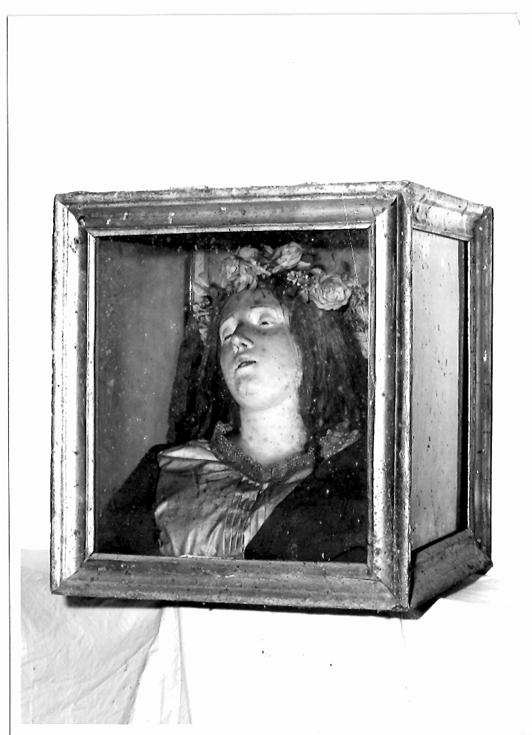reliquiario - a busto - bottega marchigiana (sec. XIX)