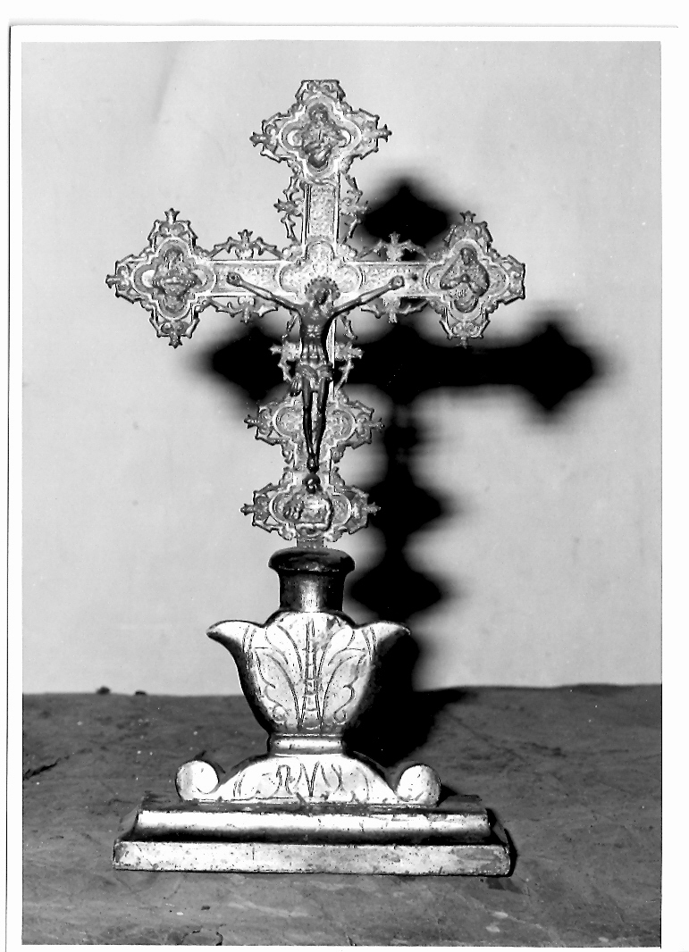 croce processionale - bottega marchigiana (seconda metà sec. XIX)