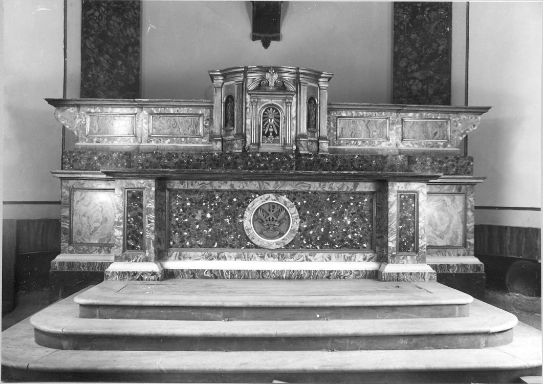 altare maggiore - bottega italiana (metà sec. XIX)