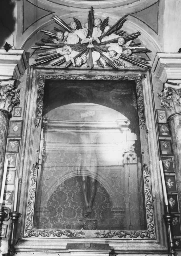 mostra architettonica d'altare - bottega marchigiana (sec. XVII)