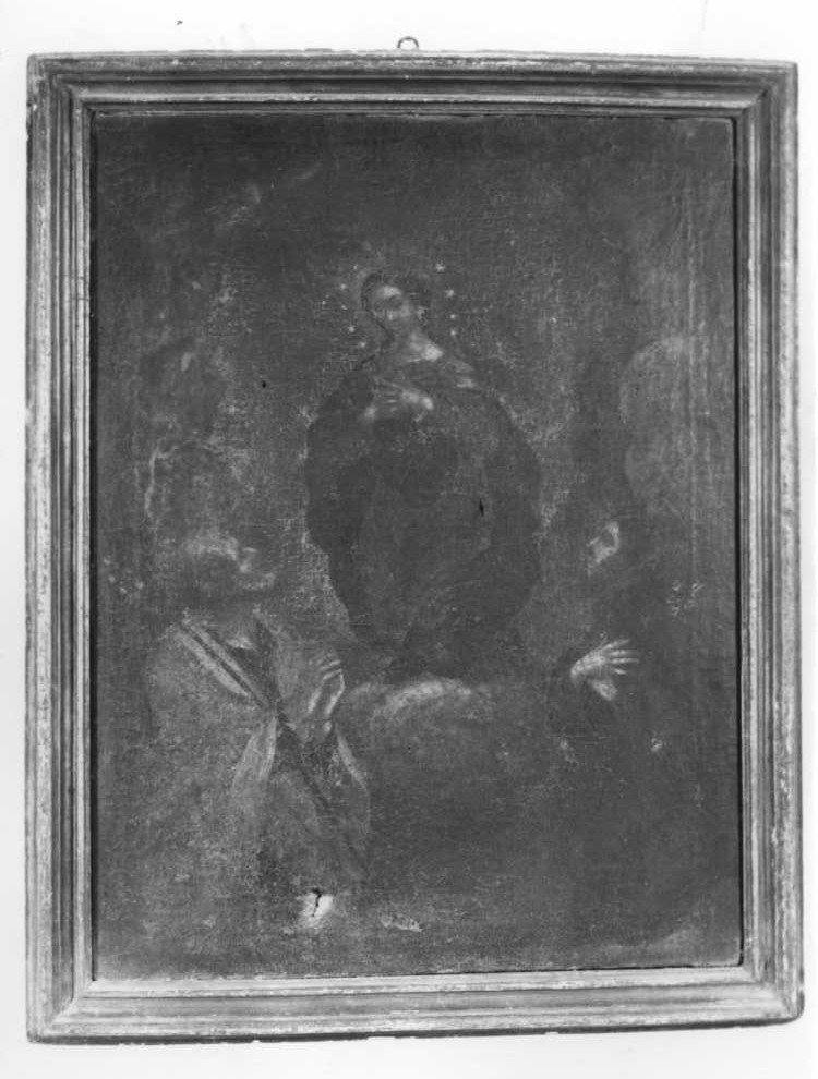 Madonna in gloria e Santi (dipinto) - ambito marchigiano (sec. XVII)