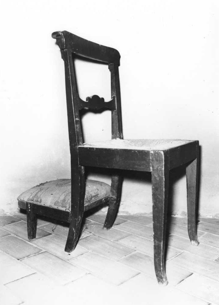 sedia-inginocchiatoio - bottega marchigiana (sec. XIX)