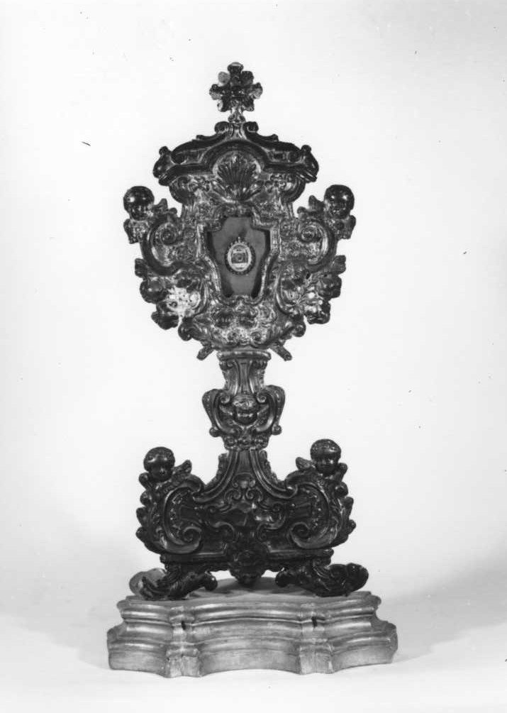 reliquiario fitomorfo - bottega marchigiana (sec. XVIII)