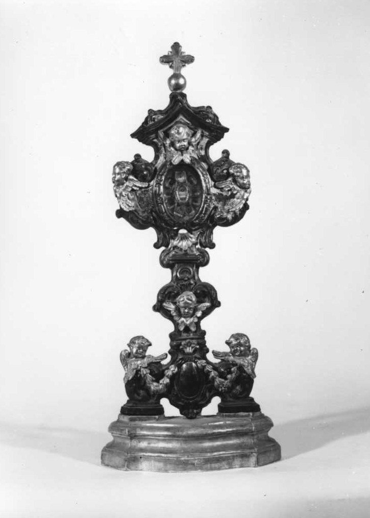 reliquiario fitomorfo - bottega marchigiana (sec. XVIII)