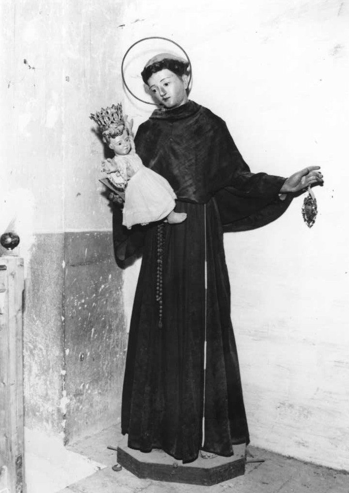 Sant'Antonio (statua) - bottega marchigiana (fine/inizio secc. XVIII/ XIX)